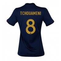 Fotbalové Dres Francie Aurelien Tchouameni #8 Dámské Domácí MS 2022 Krátký Rukáv